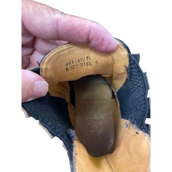 Dr. Martens womans black Leather chelsea ankle boots size 5 SKU 8796 - Picture 15 of 16